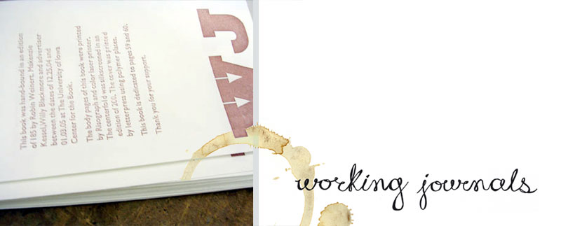 WORKING JOURNALS